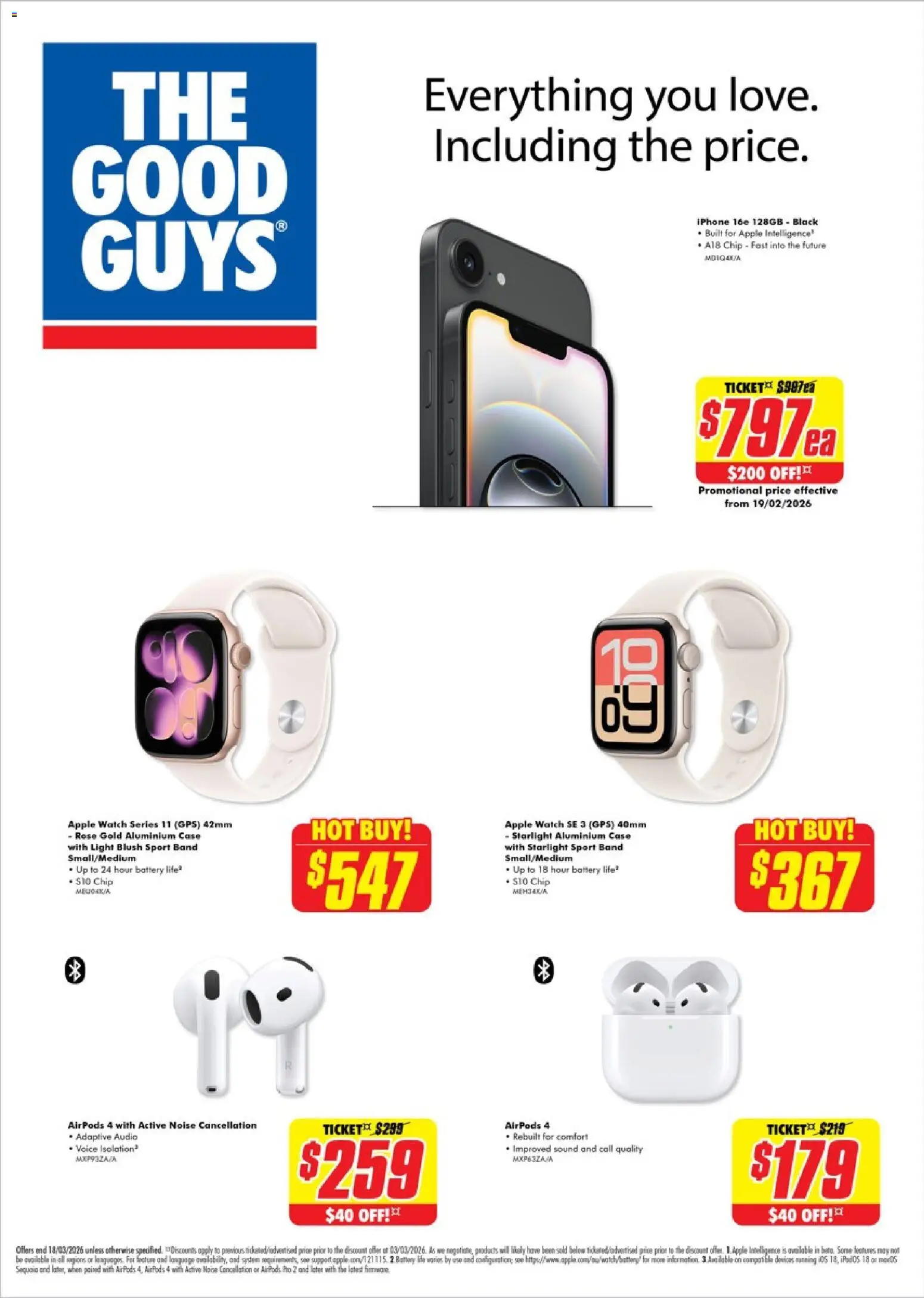 Preview of catalogue The Good Guys Apple from shop The Good Guys valid 03/03/2026