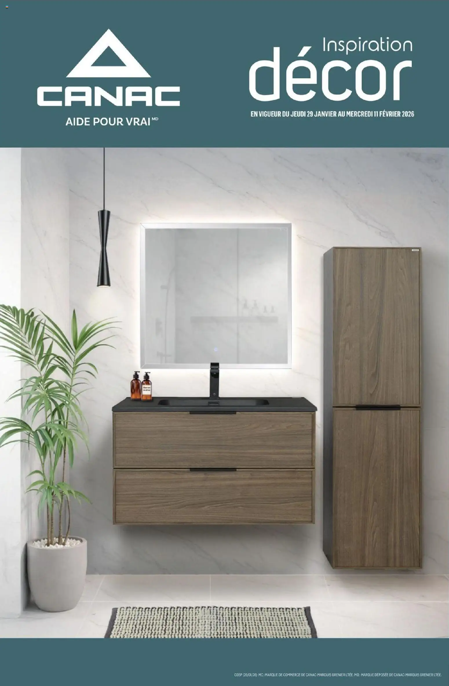 Preview of leaflet Inspiration décor from shop Canac is valid from Jan 29, 2026