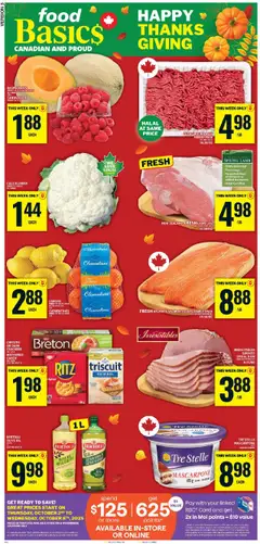 Preview of leaflet Woodbridge from shop Food Basics is valid from Oct 02, 2025