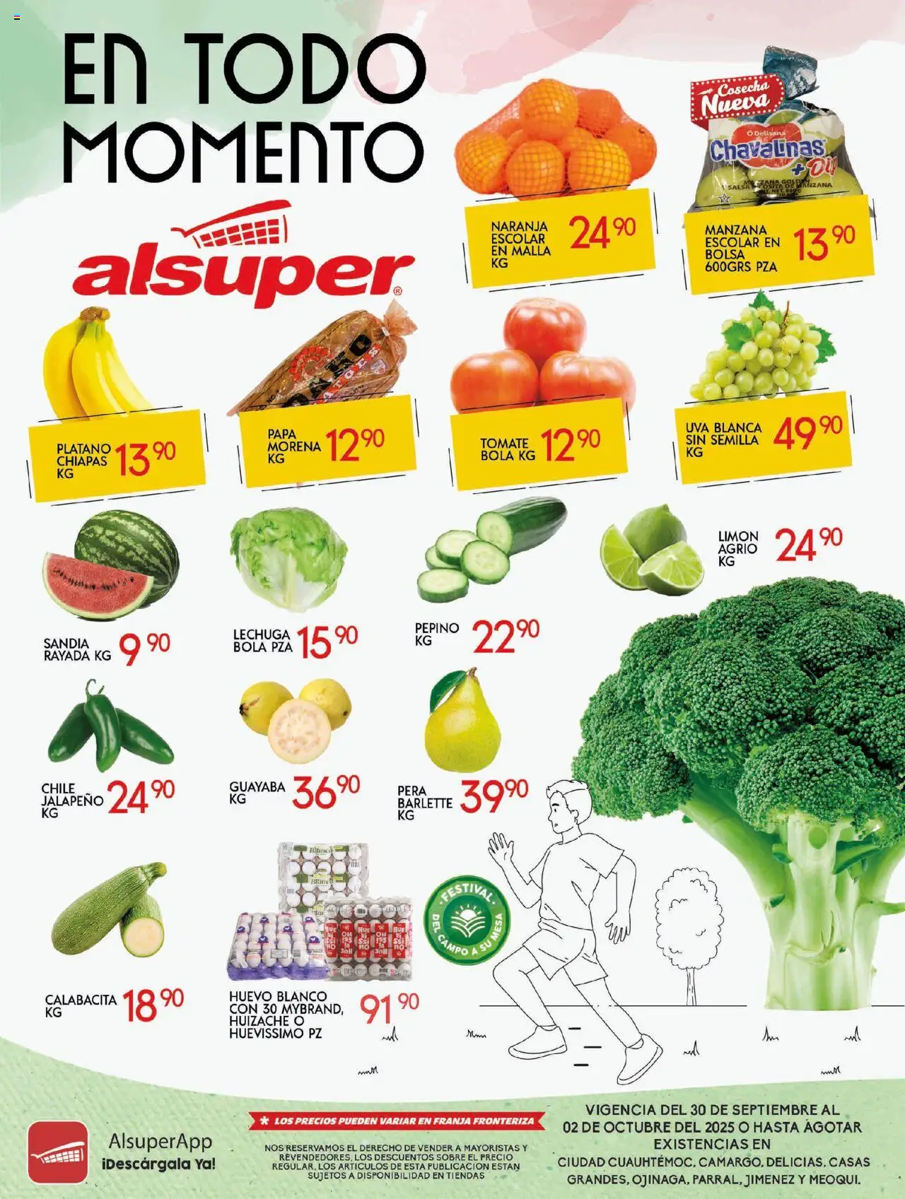 Folleto Chihuahua Estado Alsuper y sus promociones válidas desde el 30/09/2025 - Número de página 1