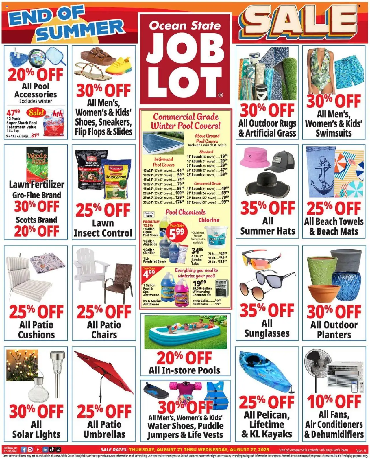 Ocean State Job Lot Weekly Ad from 08/21/2025 - Flyer - Page number 1