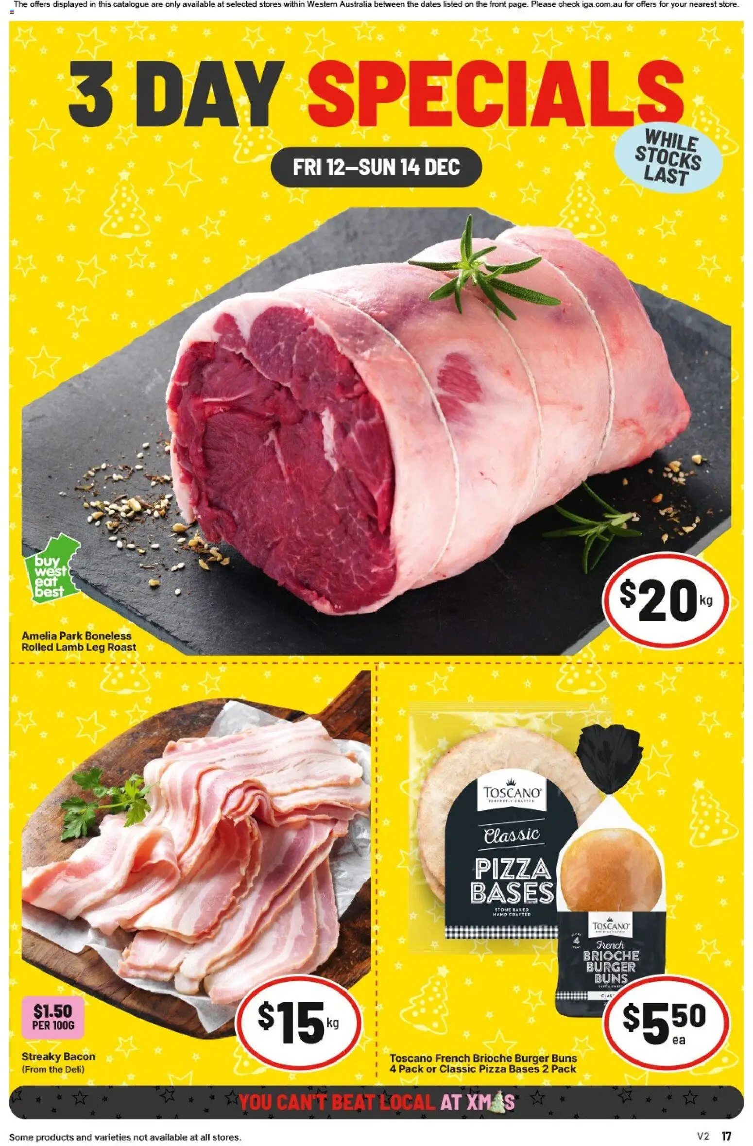 Preview of catalogue 3 Day Specials NT/WA from shop IGA valid 12/12/2025