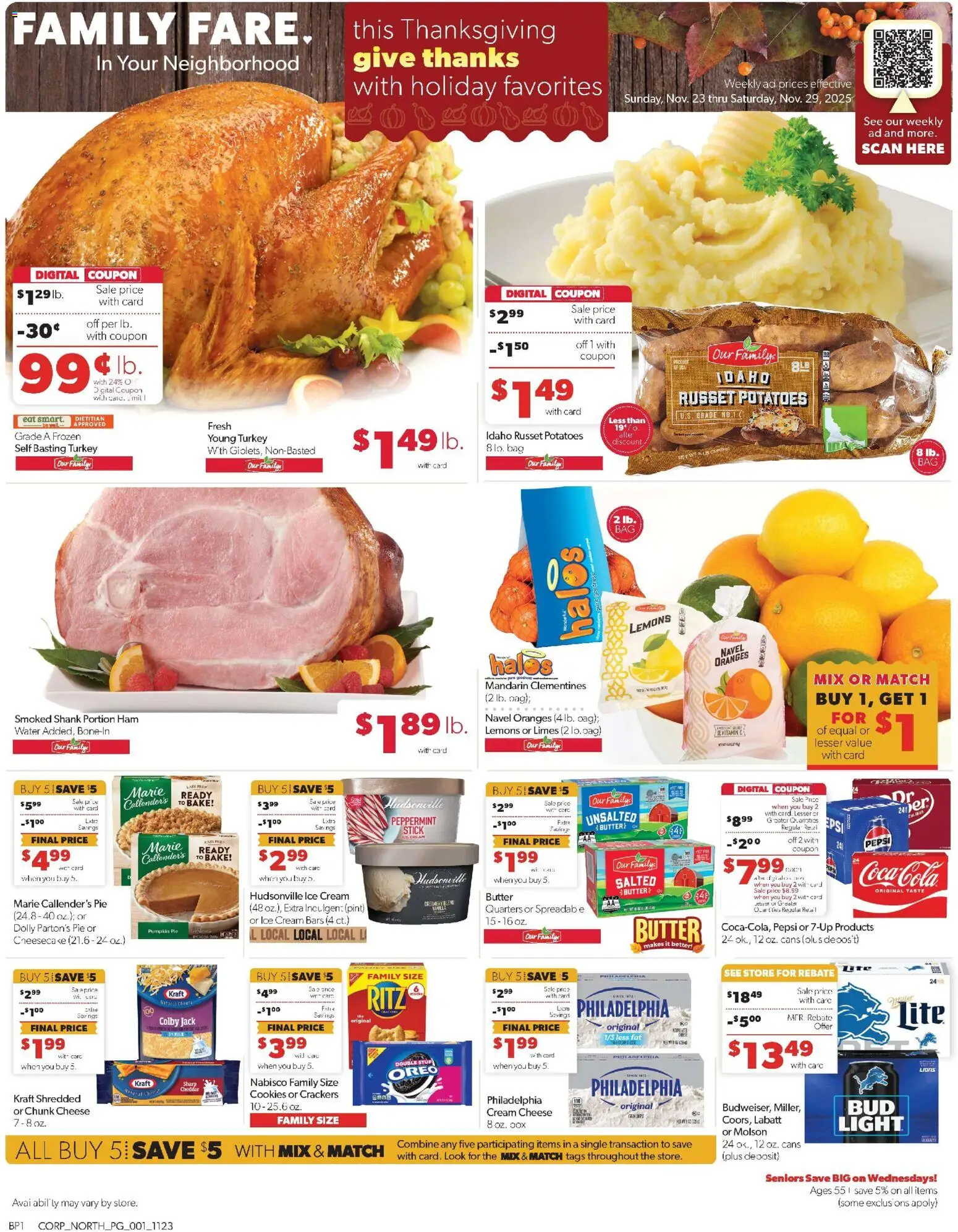 Ad Preview of Family Fare Weekly Ad from 11/23/2025
