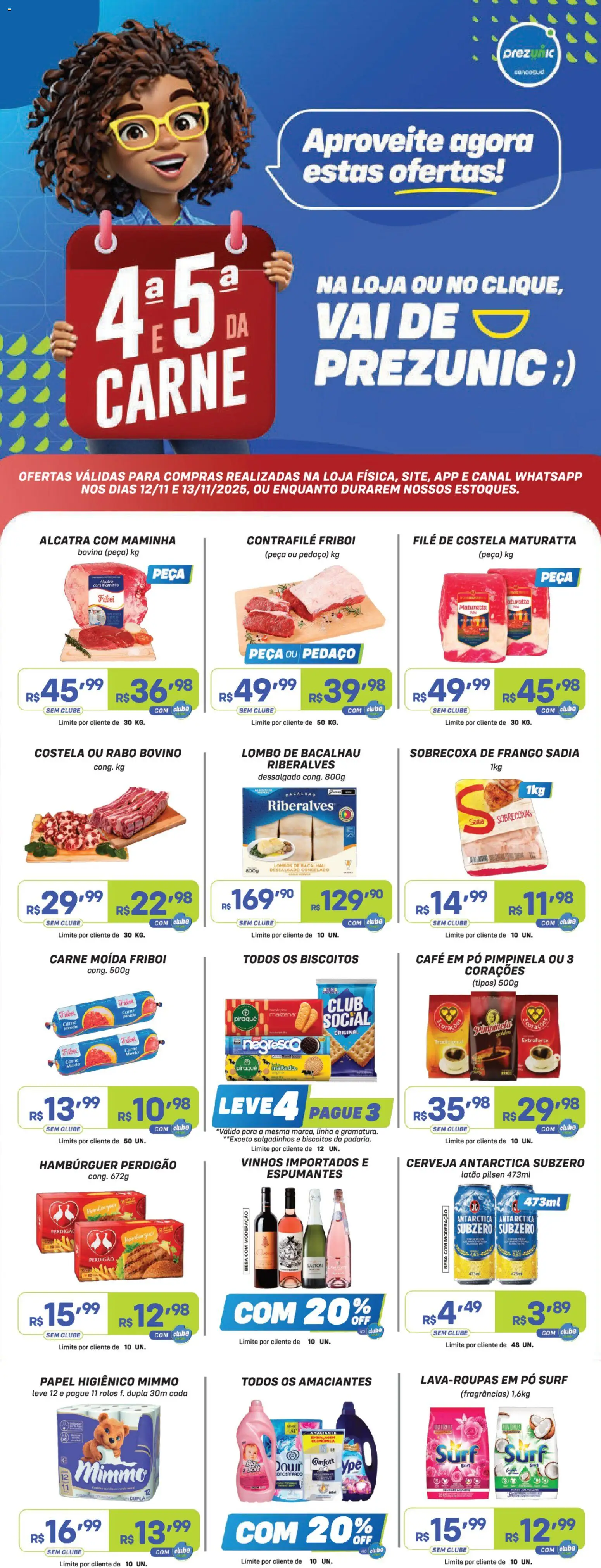 Pré-Visualização do folheto "Encarte" da loja Prezunic válido a partir de 12/11/2025