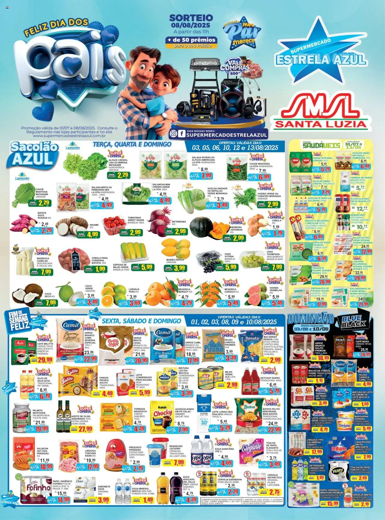 Estrela Azul folheto "Ofertas da semana" válido a partir de 31/07/2025 - número de página 1