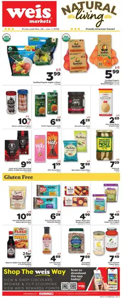 Ad Preview of Weis Natural Living from 11/28/2025