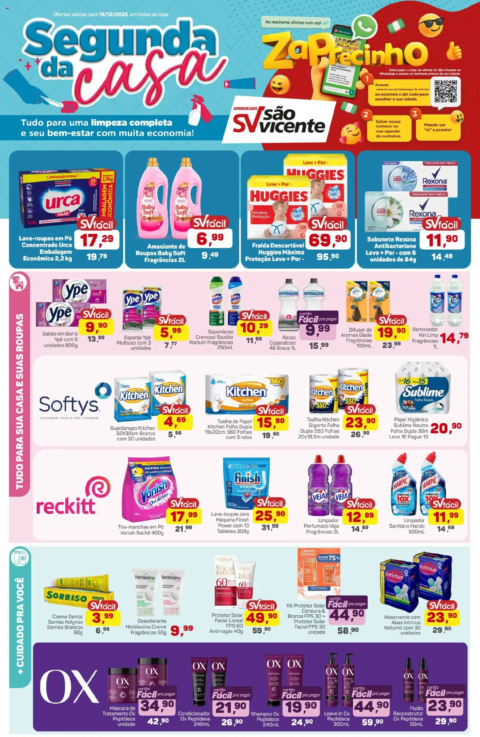 Pré-Visualização do folheto "Ofertas da semana" da loja Supermercados São Vicente válido a partir de 15/12/2025