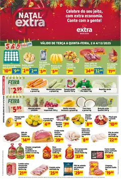 Pré-Visualização do folheto "Ofertas de Mercado Terça e Quinta" da loja Extra válido a partir de 02/12/2025