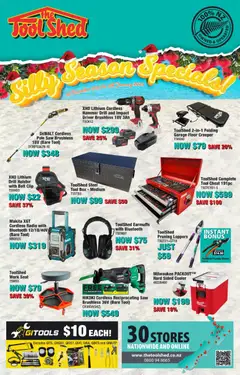 Preview of catalogue Silly Season Specials from shop The Tool Shed valid 1 Dec 2025