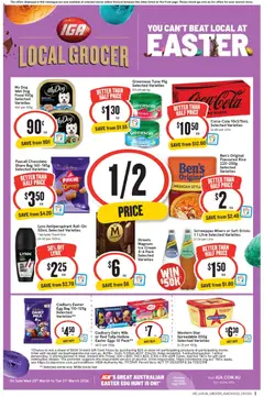 Preview of catalogue IGA Local Grocer VIC from shop IGA valid 25/03/2026
