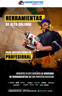  Vista previa del prospecto Herramientas 2 2025 del almacen Homecenter válida del 11/11/2025 al 12/12/2025