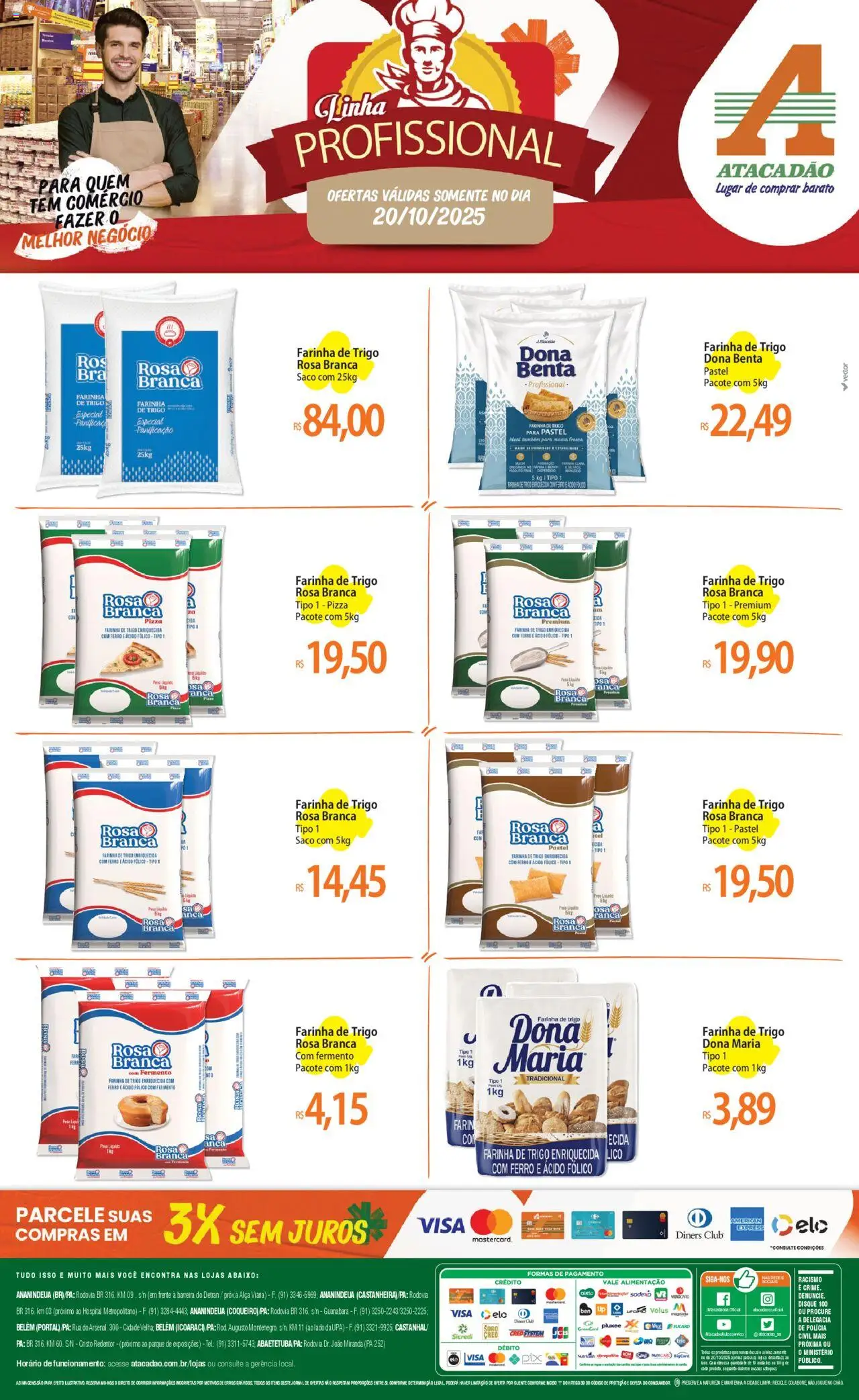 Atacadão folheto "Ofertas - PA" válido a partir de 20/10/2025 - número de página 1