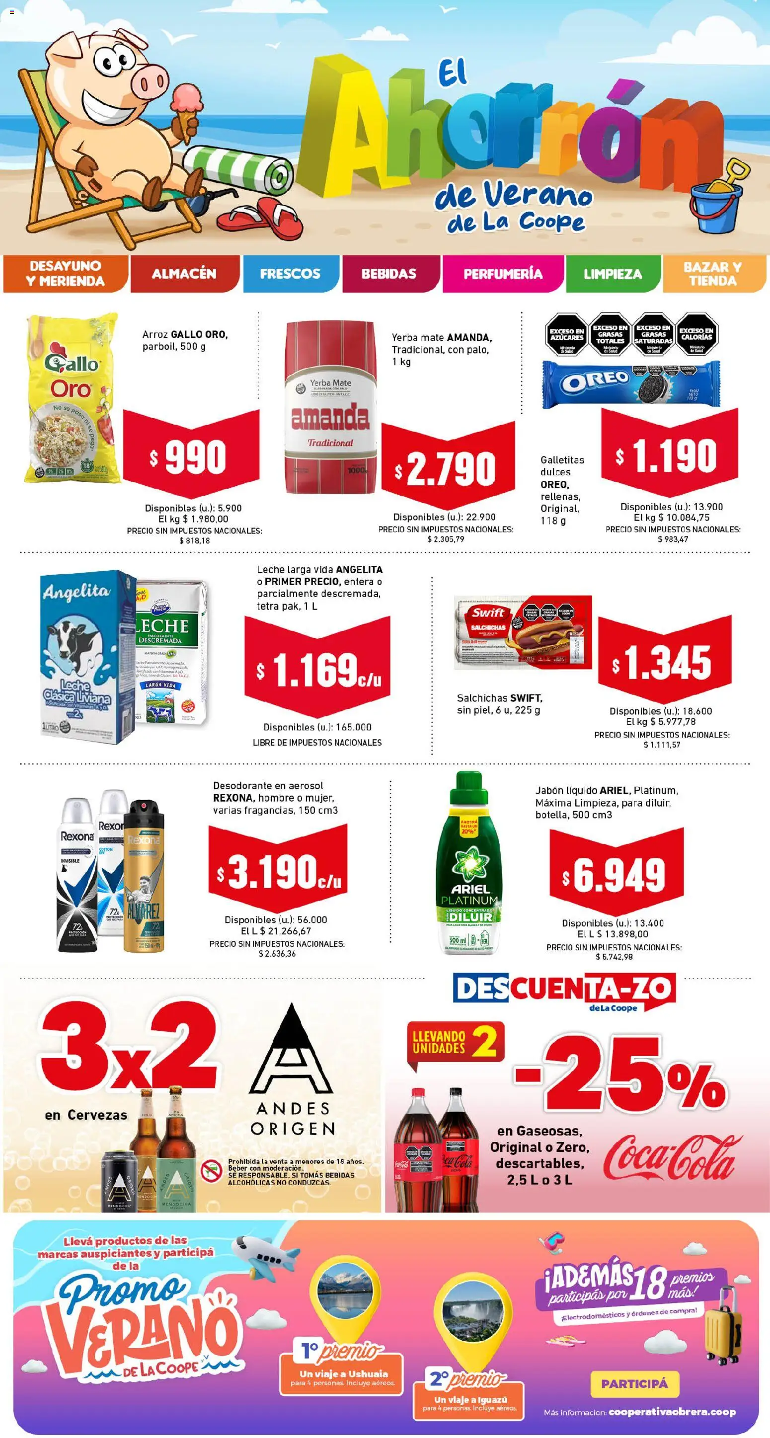 Vista previa del folleto de la tienda Cooperativa Obrera válido desde el 15/01/2026 