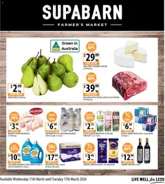 Preview of catalogue Supabarn catalogue from shop Supabarn valid 11/03/2026