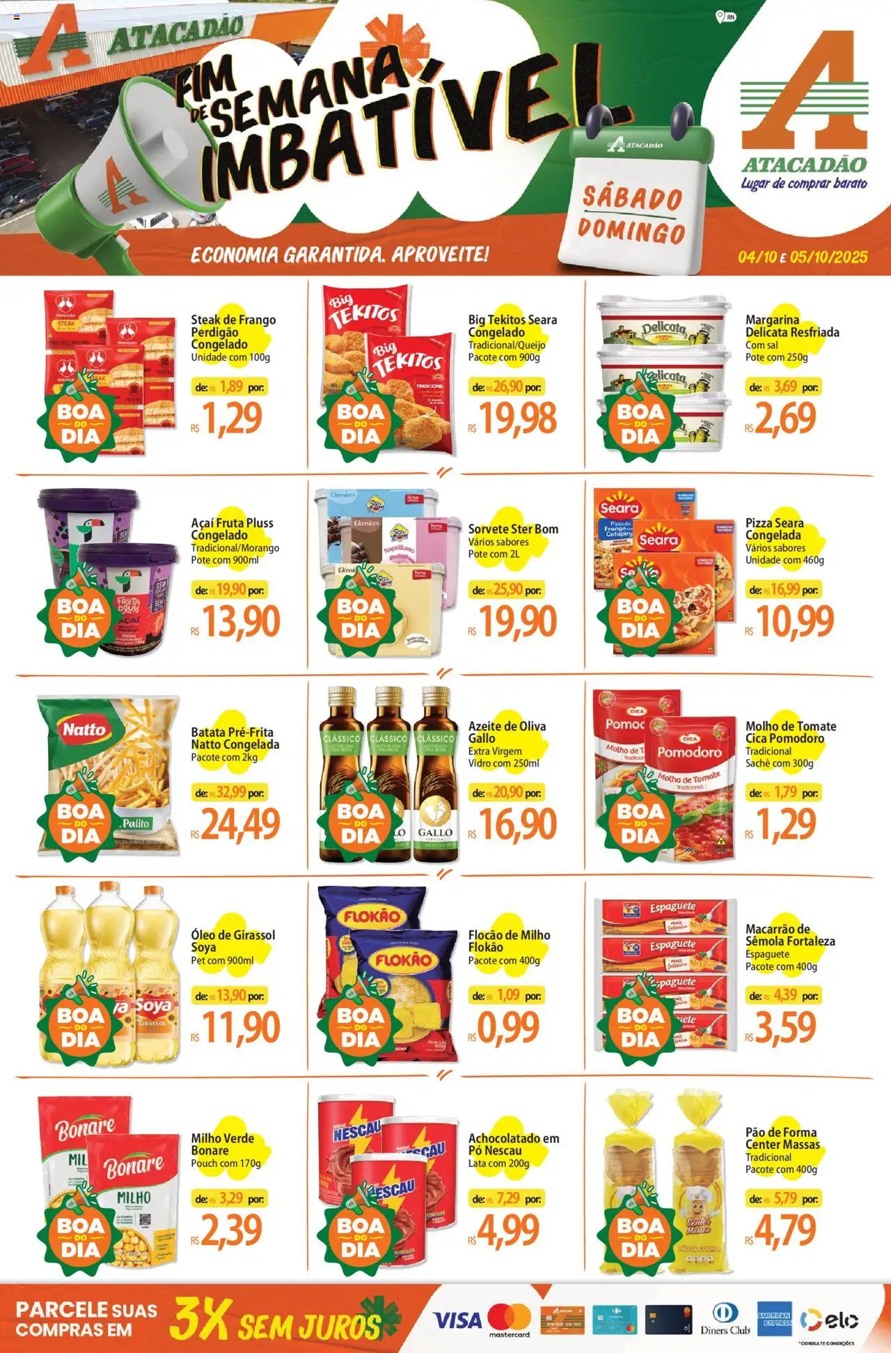Atacadão folheto "Ofertas - RN" válido a partir de 04/10/2025 - número de página 1
