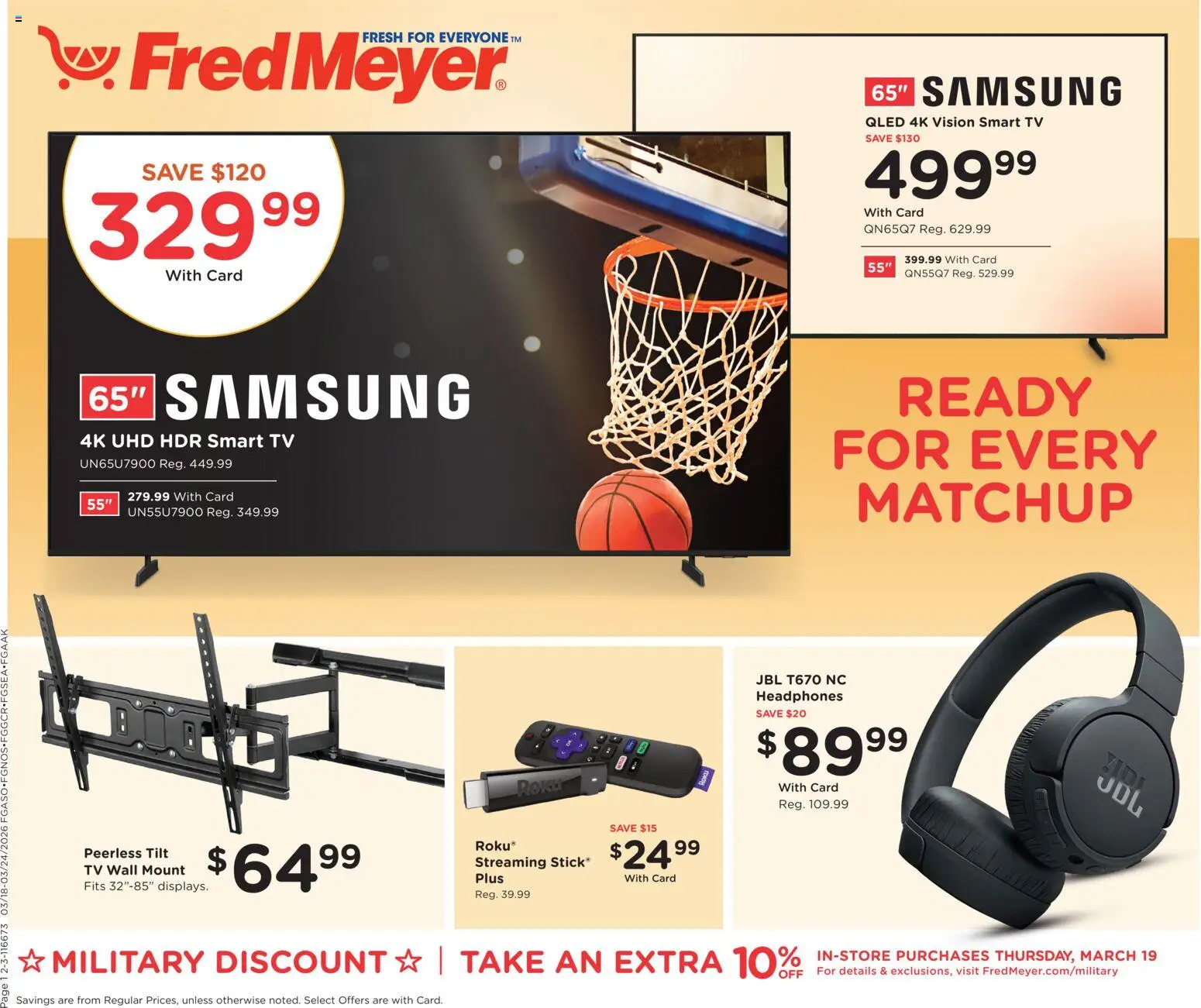 Ad Preview of Fred Meyer Fred Meyer Home & Apparel from 03/18/2026