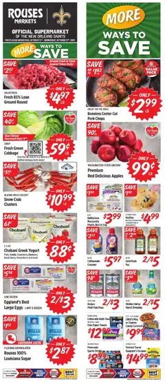 Ad Preview of Rouses Weekly Ad - LA from 10/15/2025