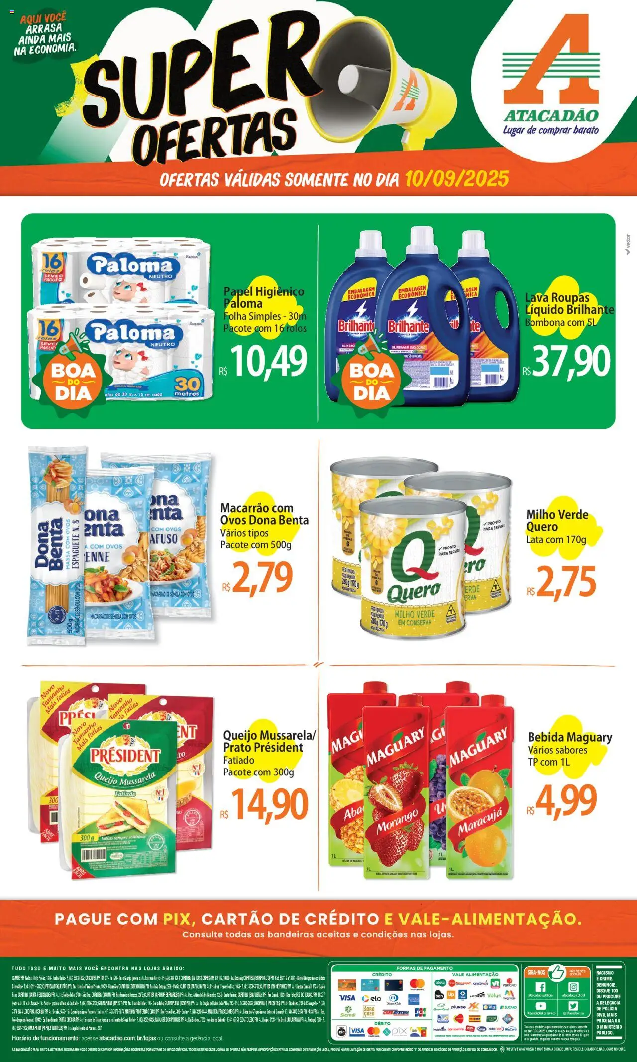 Atacadão folheto "Ofertas - PR" válido a partir de 10/09/2025 - número de página 1