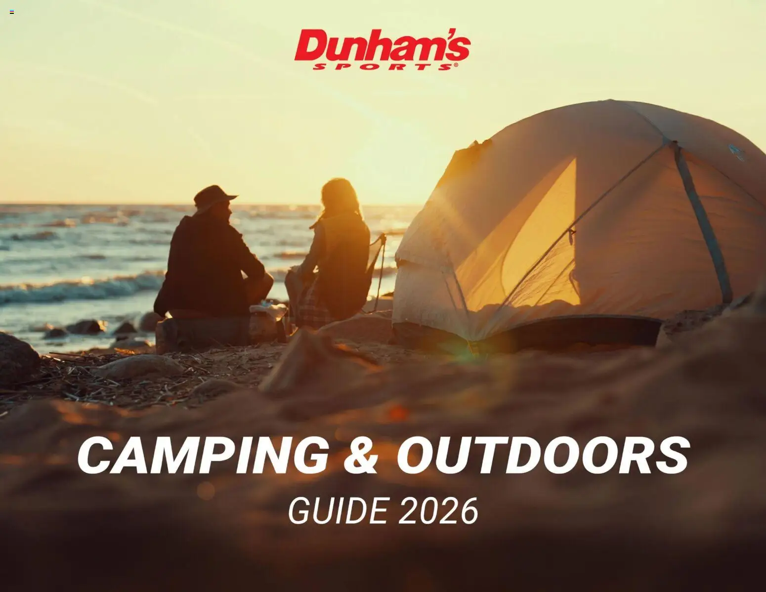Ad Preview of Dunham's Sports Dunham's Sports Camping & Outdoors Guide from 04/16/2026