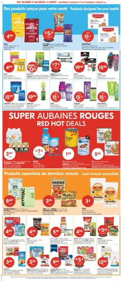 Preview of leaflet Weekly flyer / circulaire from shop Pharmaprix is valid from Aug 09, 2025 | Page: 15