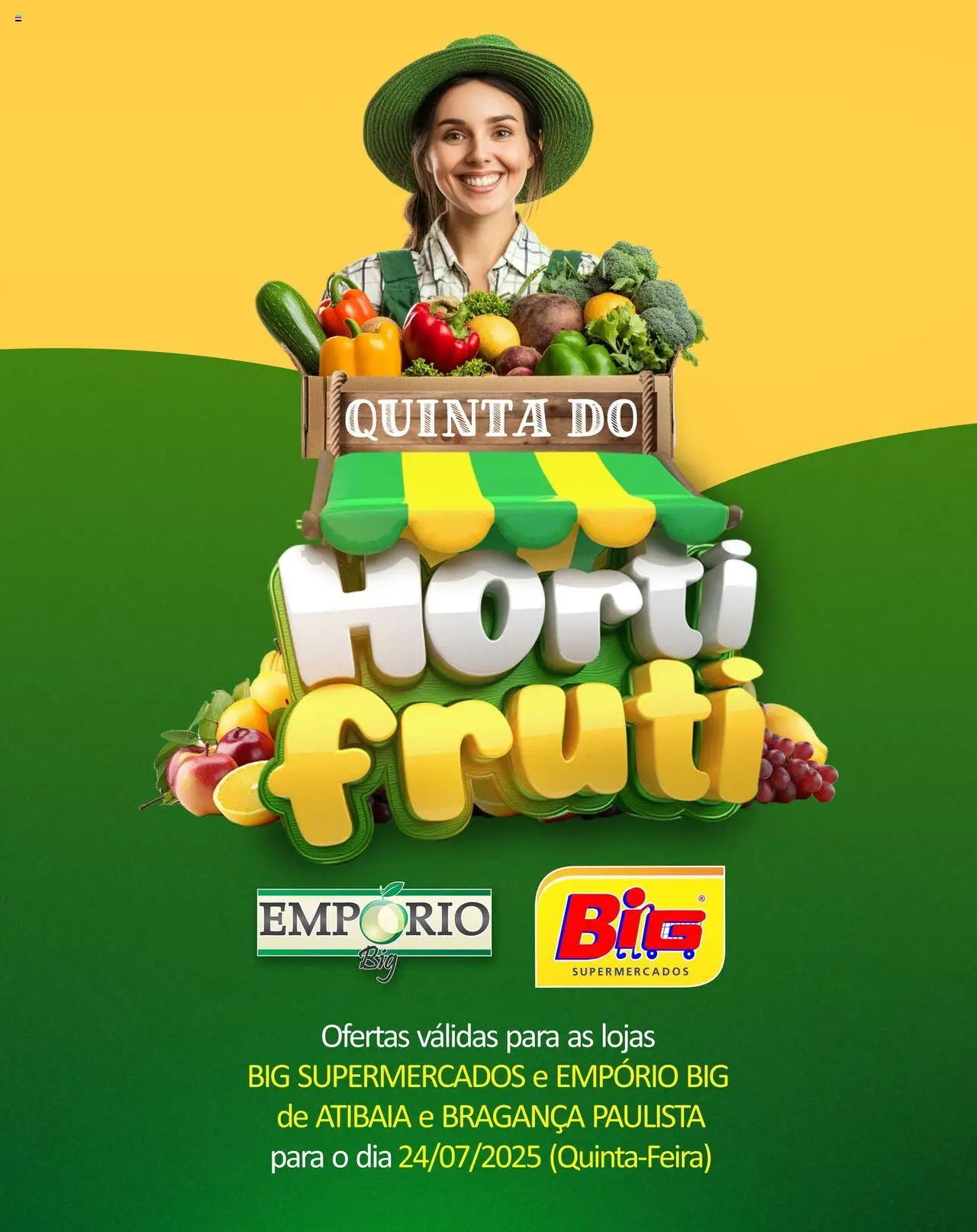 Big Supermercados folheto "Ofertas do Dia" válido a partir de 24/07/2025 - número de página 1
