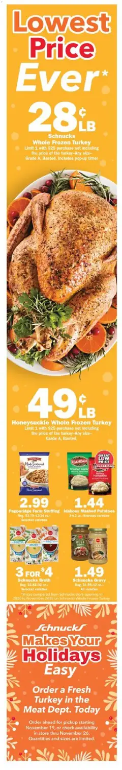 Ad Preview of Schnucks Weekly Print Ad - IN from 11/05/2025