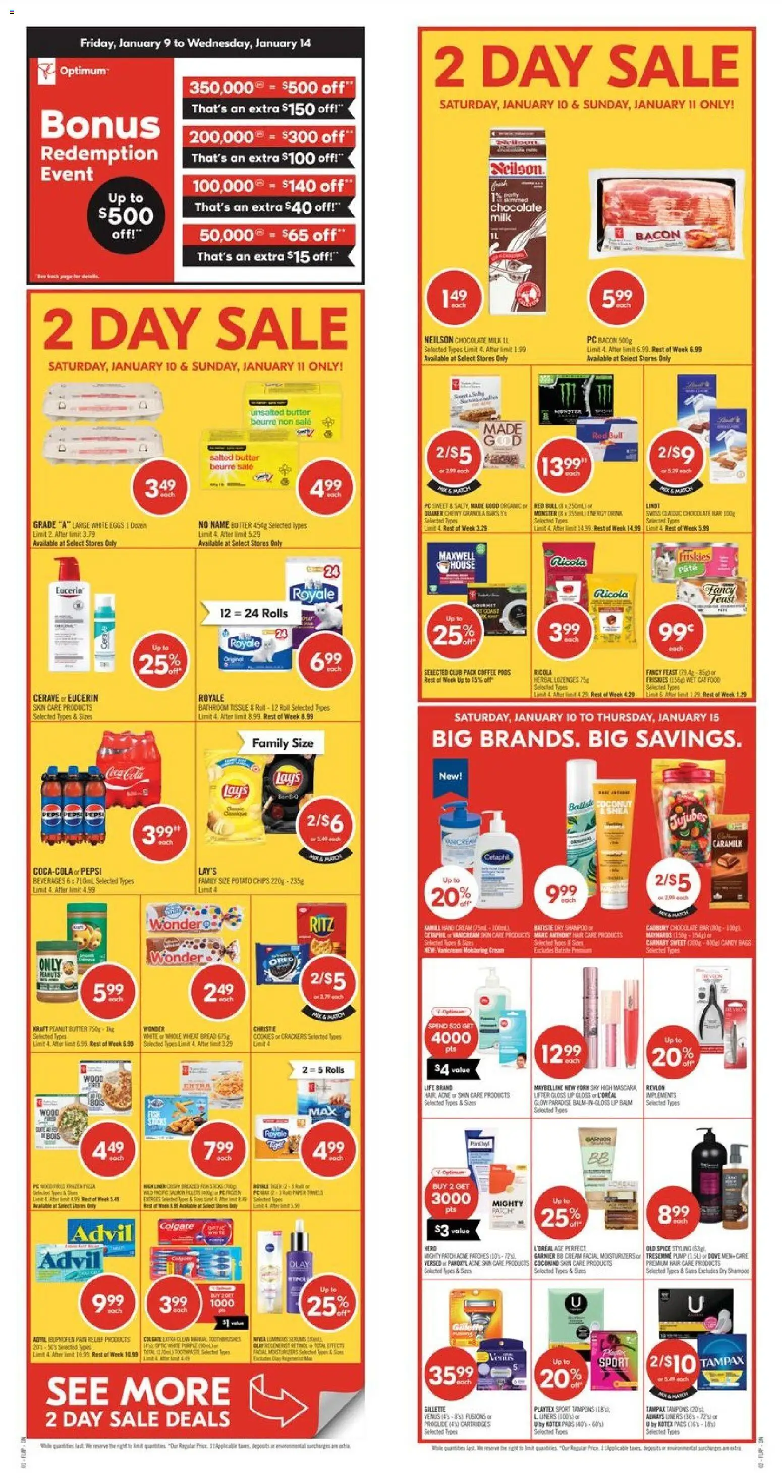 Preview of leaflet Weekly flyer / circulaire from shop Shoppers is valid from Jan 09, 2026