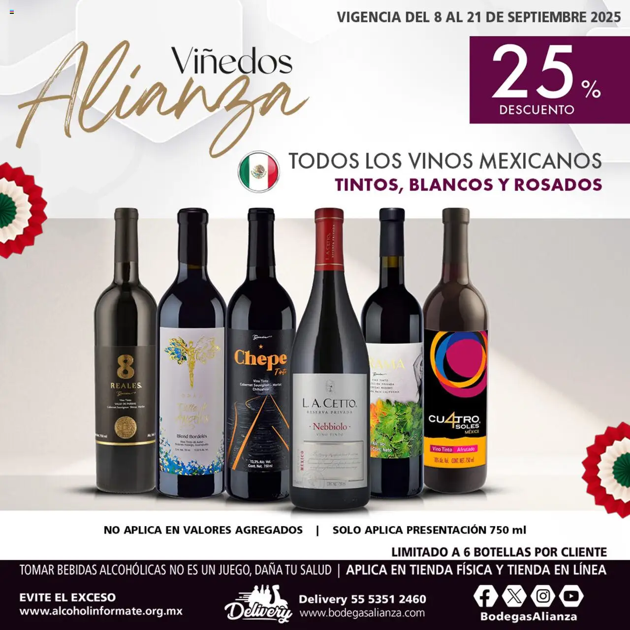 Catálogo Viñedos Bodegas Alianza y sus promociones válidas desde el 08/09/2025 - Número de página 1