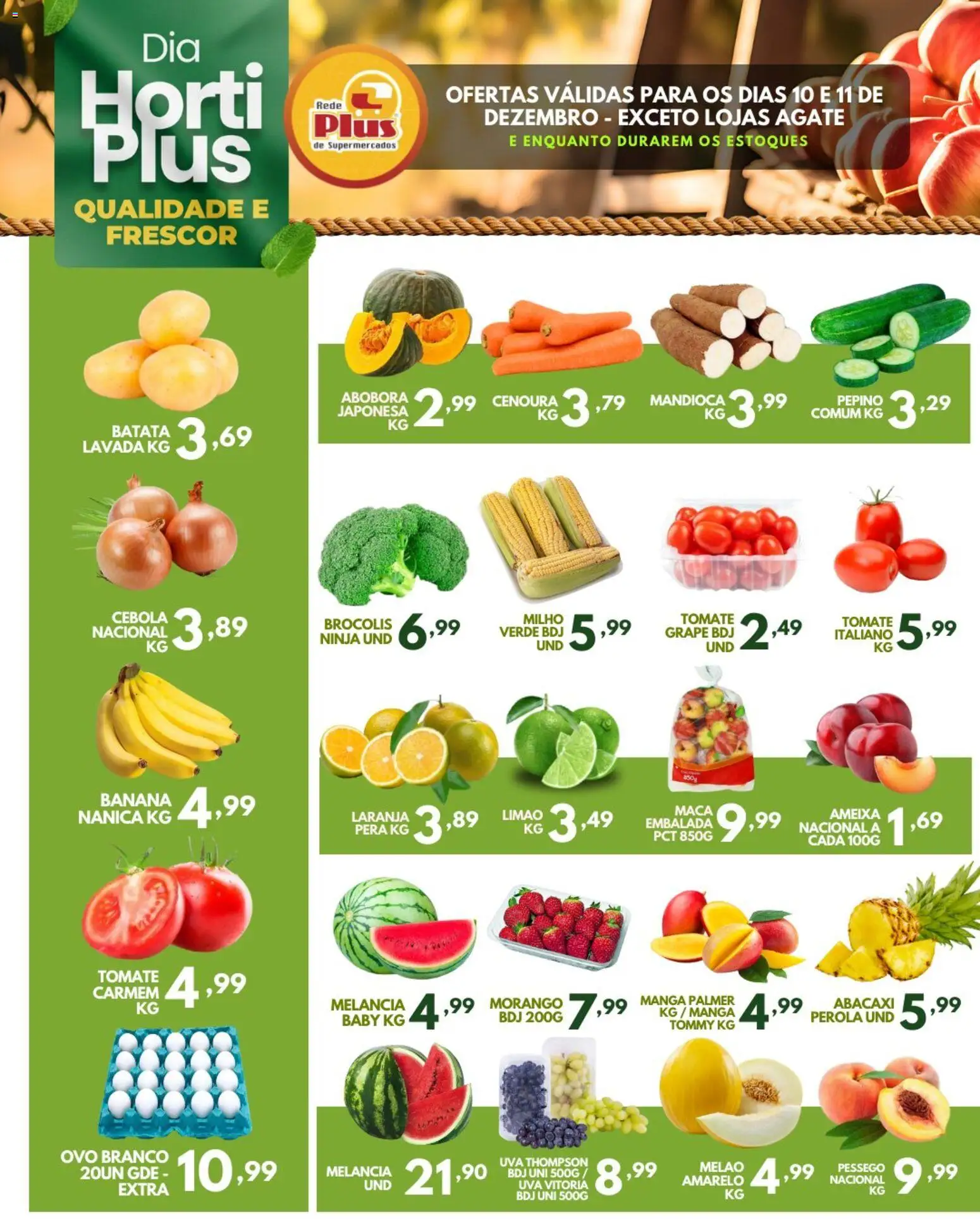 Pré-Visualização do folheto "Ofertas da semana" da loja Rede Plus Supermercados válido a partir de 10/12/2025