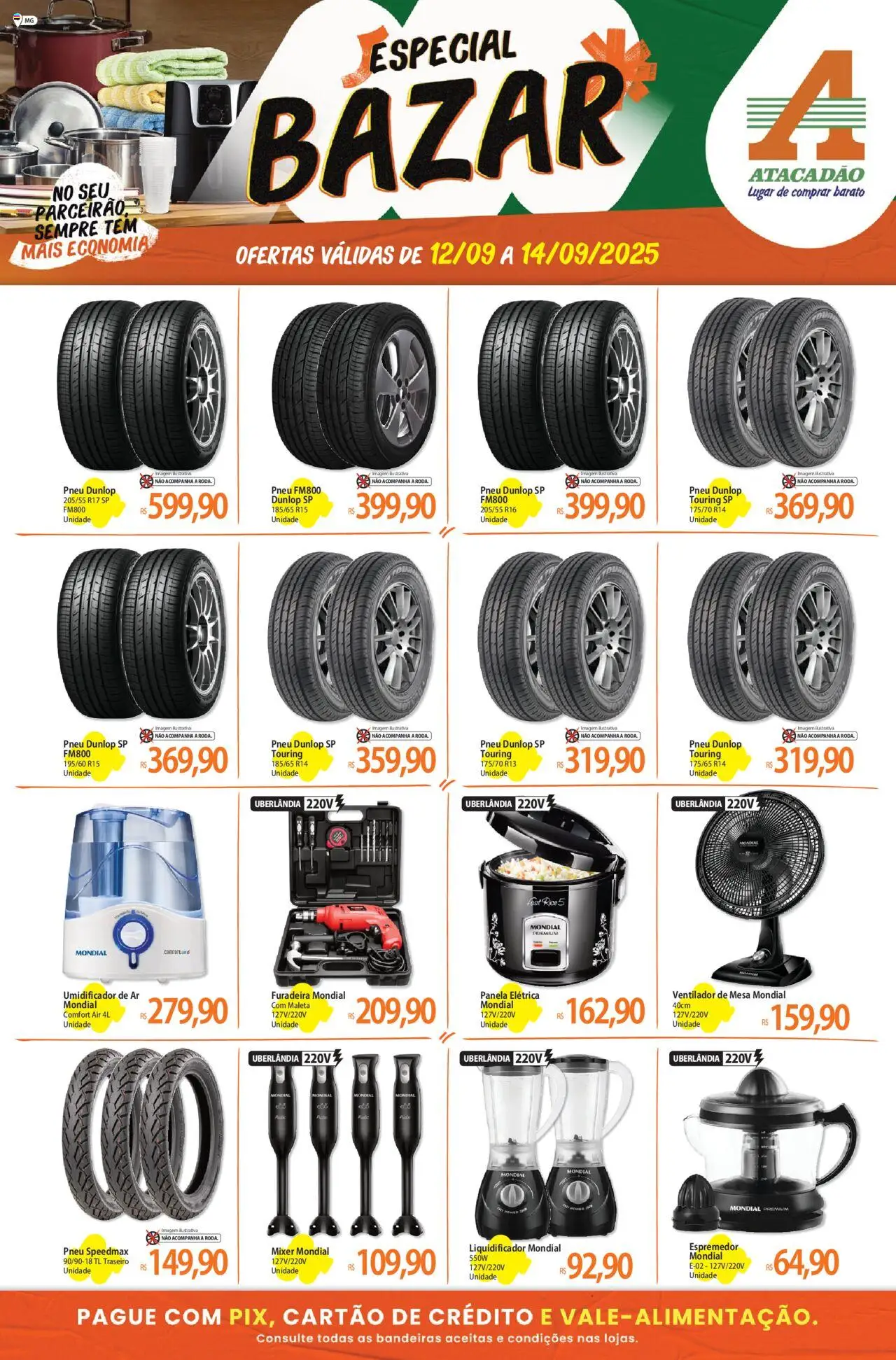 Atacadão folheto "Ofertas - MG" válido a partir de 12/09/2025 - número de página 1