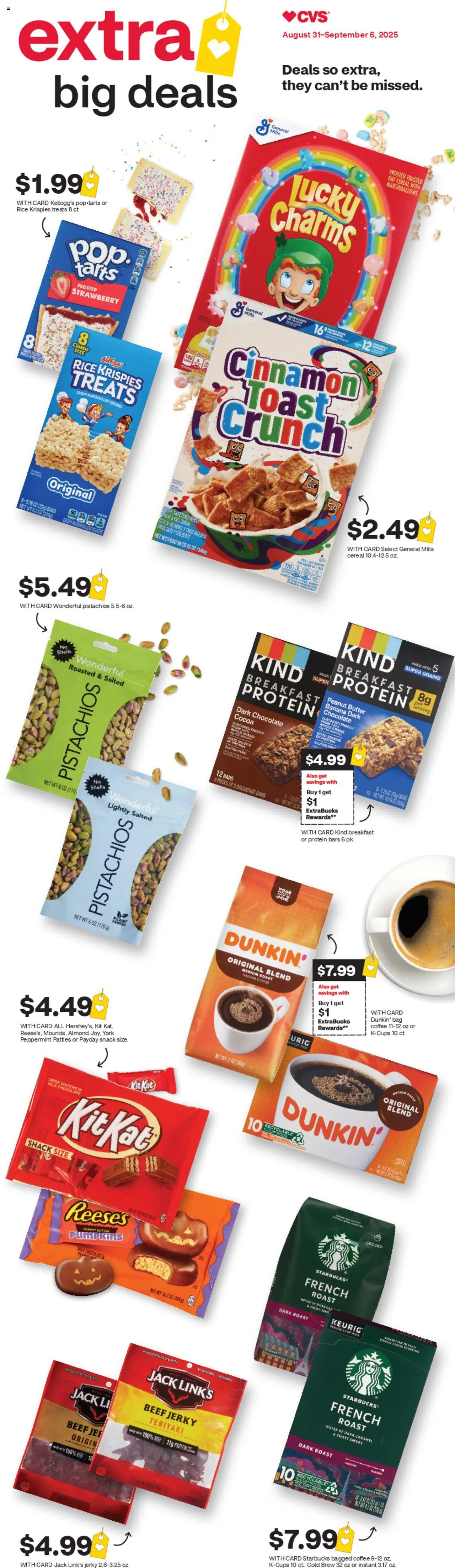 CVS Weekly Ad from 08/31/2025 - Flyer, Circular this week - Page number 1