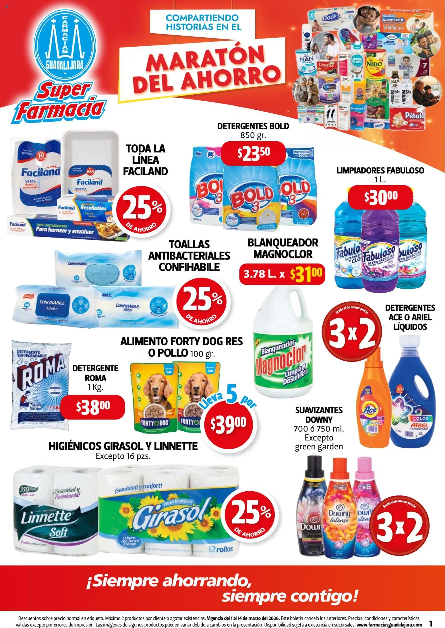 Vista previa las ofertas de la tienda Farmacia Guadalajara - Farmacia Guadalajara catálogo desde el 01/03/2026 