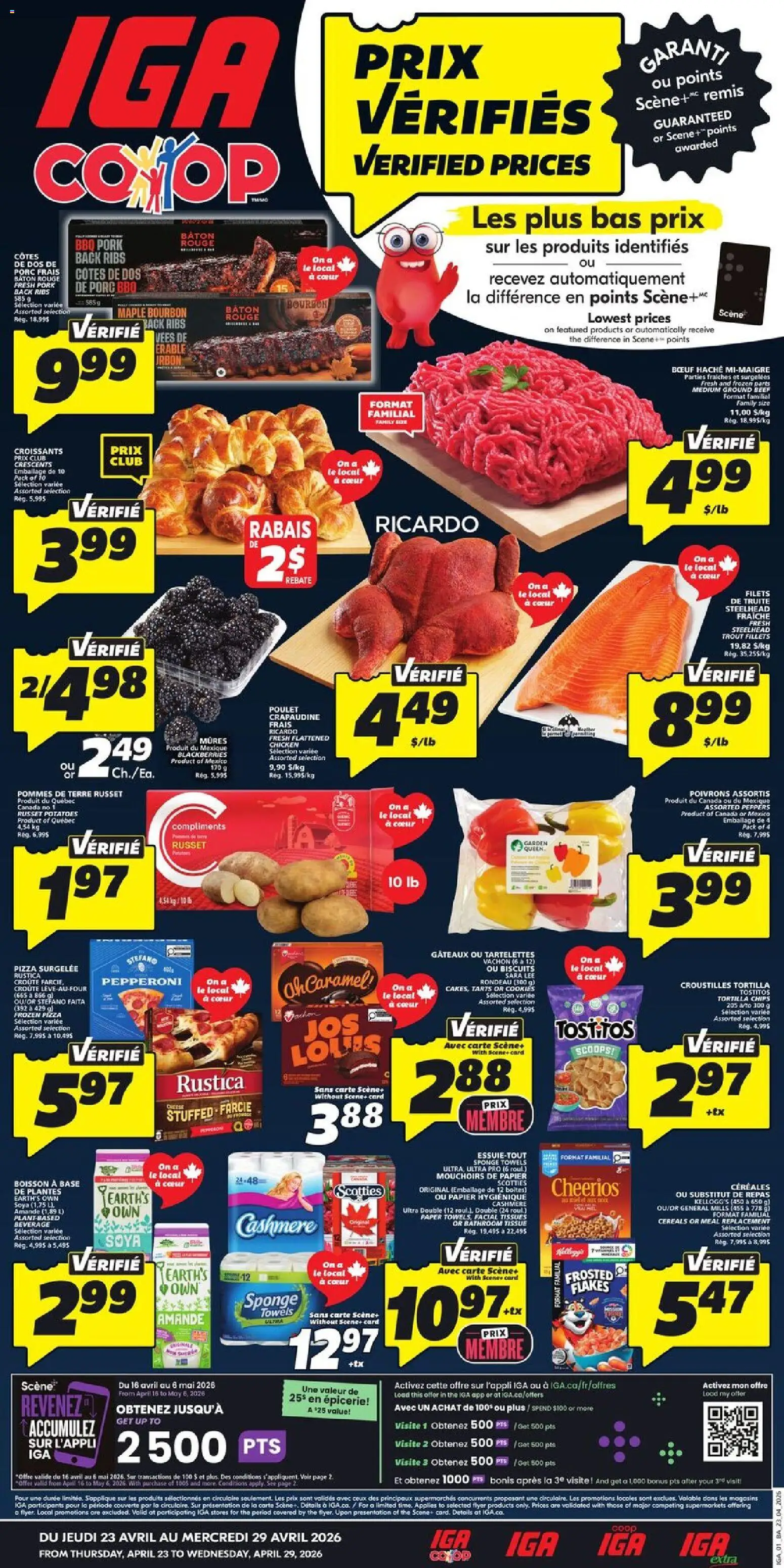 Preview of leaflet IGA circulaire - New Brunswick from shop IGA is valid from Apr 23, 2026