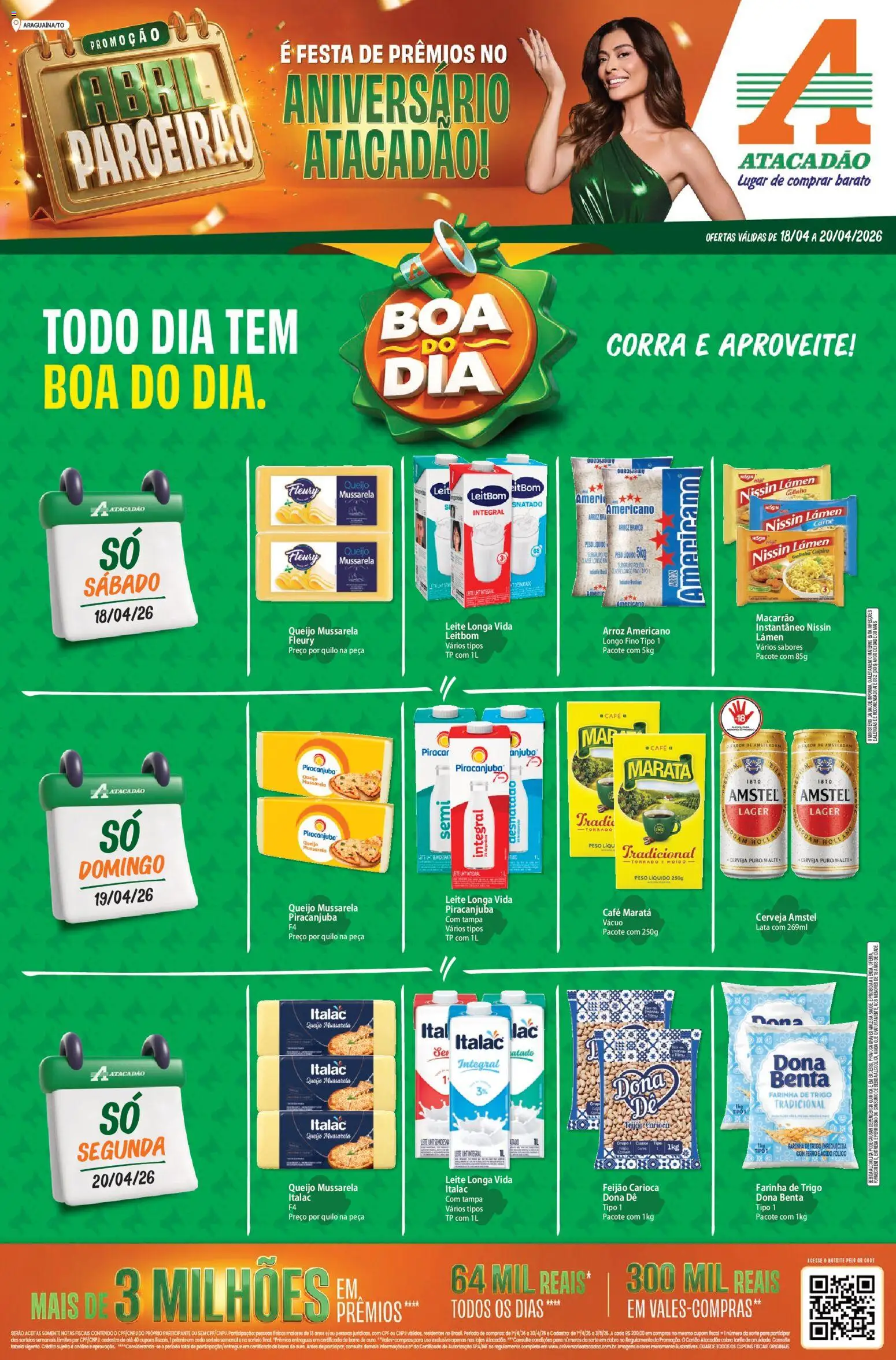 Pré-Visualização do folheto "Atacadão ofertas - TO" da loja Atacadão válido a partir de 18/04/2026