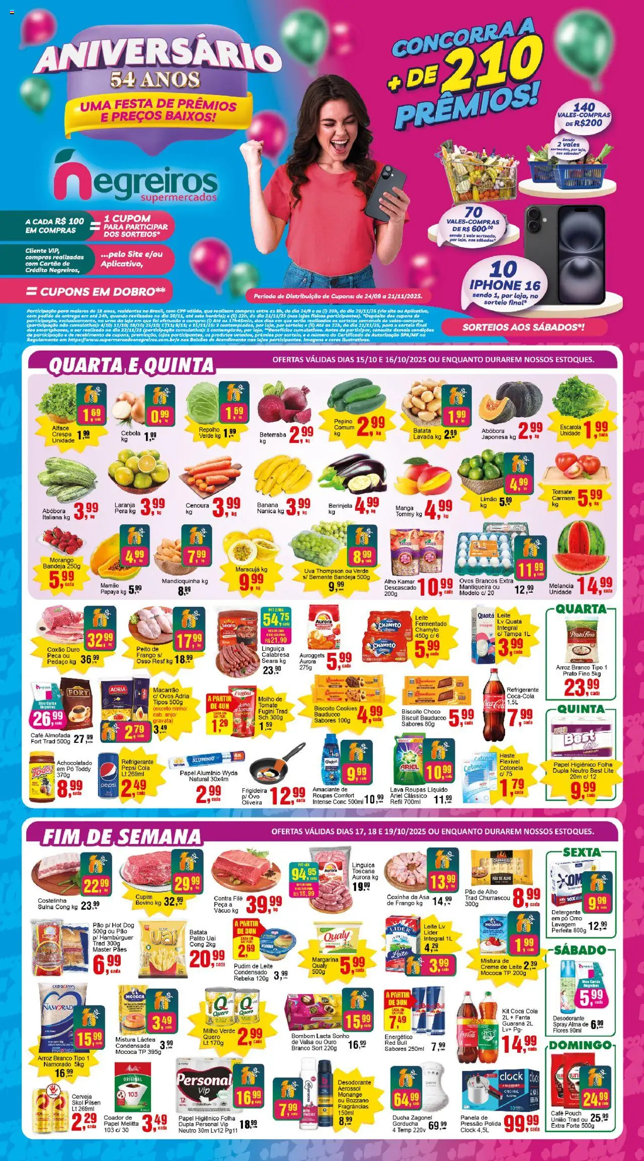 Negreiros folheto "Ofertas da semana" válido a partir de 15/10/2025 - número de página 1