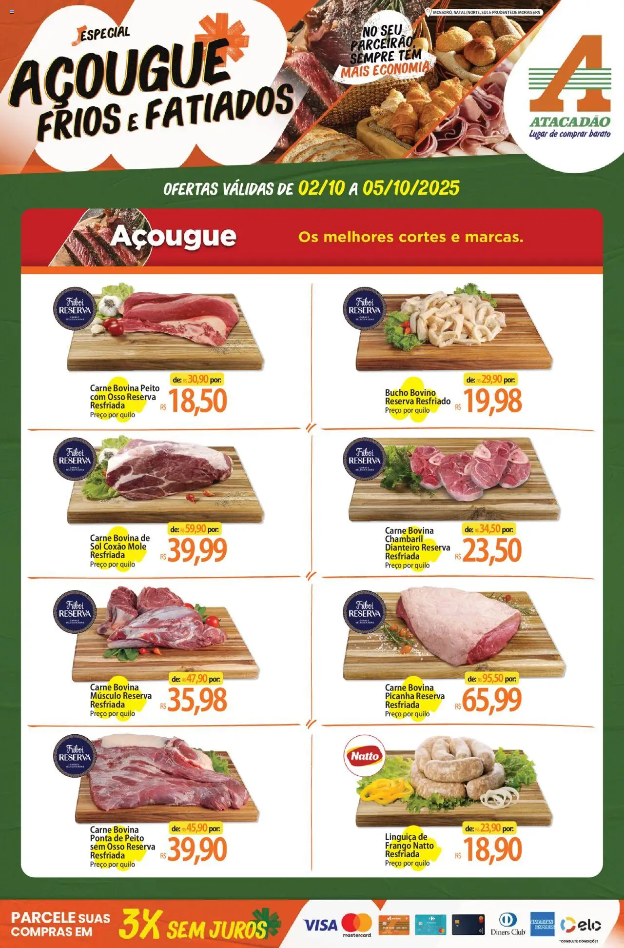 Atacadão folheto "Ofertas - RN" válido a partir de 02/10/2025 - número de página 1