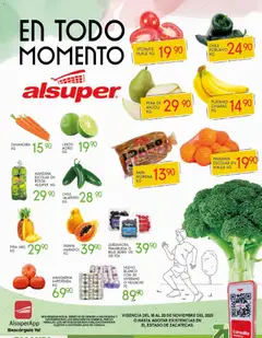 Vista previa las ofertas de la tienda Alsuper - Folleto Zacatecas desde el 18/11/2025 