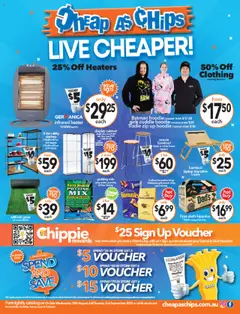 Preview of catalogue Catalogue from shop Cheap as Chips valid 20/08/2025