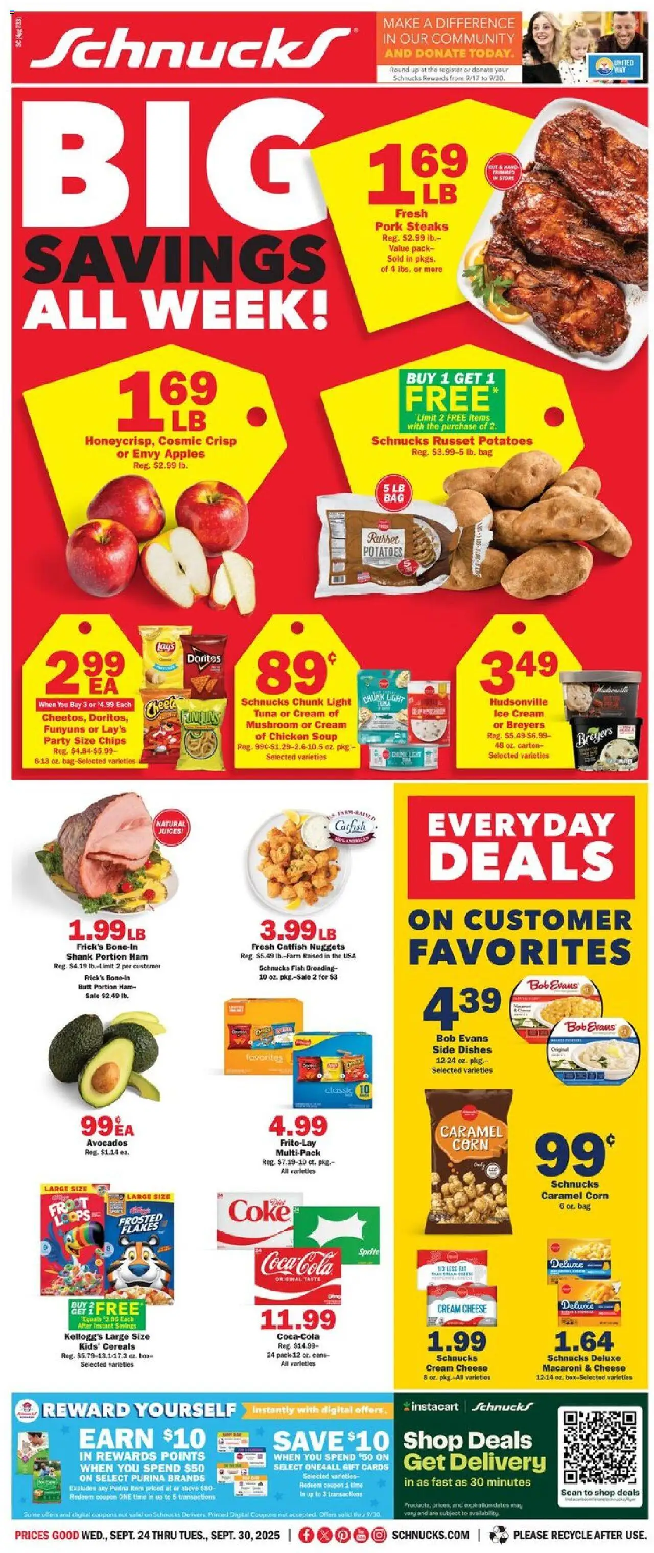 Schnucks Weekly Print Ad - IL from 09/24/2025 - Flyer - Page number 1
