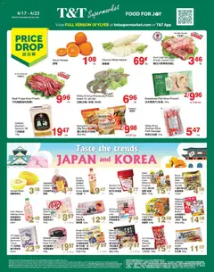 Un aperçu du dépliant T&T Supermarket weekly flyer - BC du magasin T&T Supermarket est valide à partir 17 avr. 2026