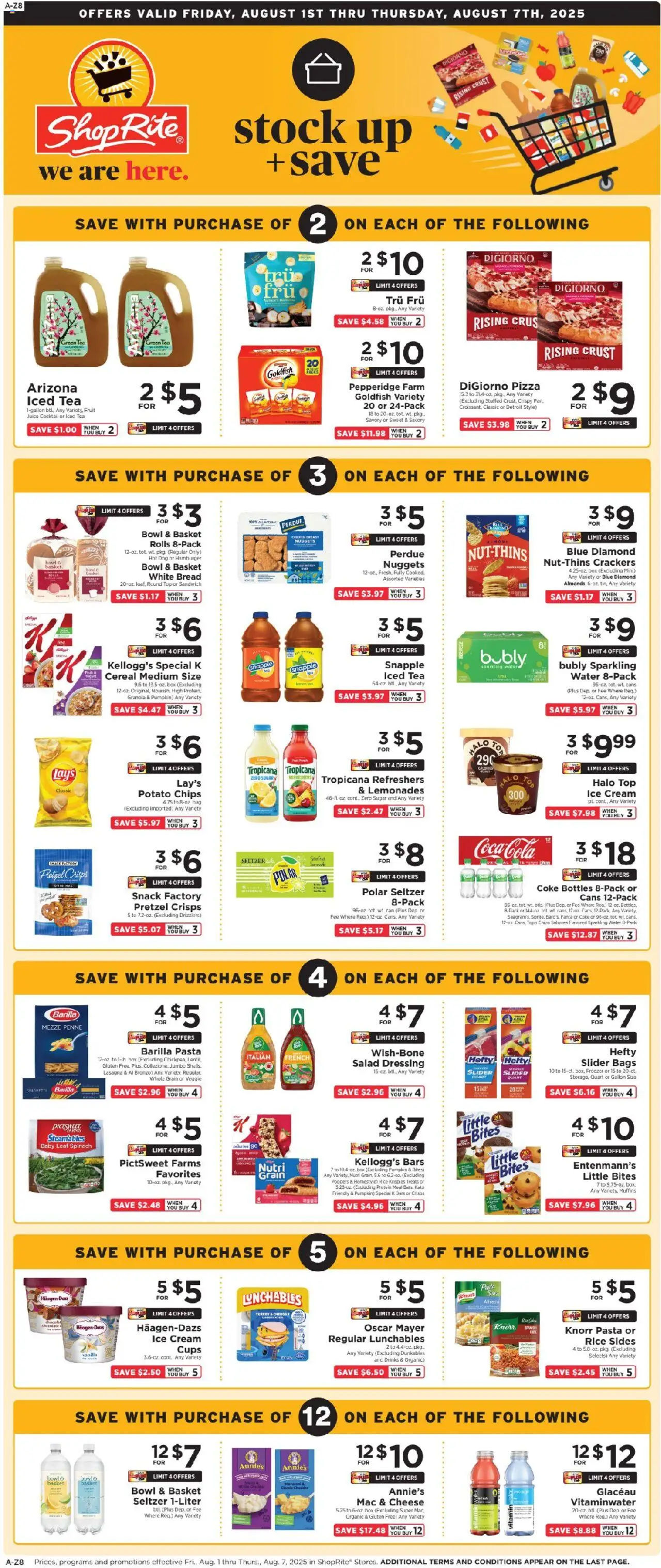 ShopRite Circular from 07/31/2025 >> Weekly Ad, flyer - Page number 1
