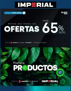 Folleto de la tienda Imperial válido desde el 31.03.2026 
