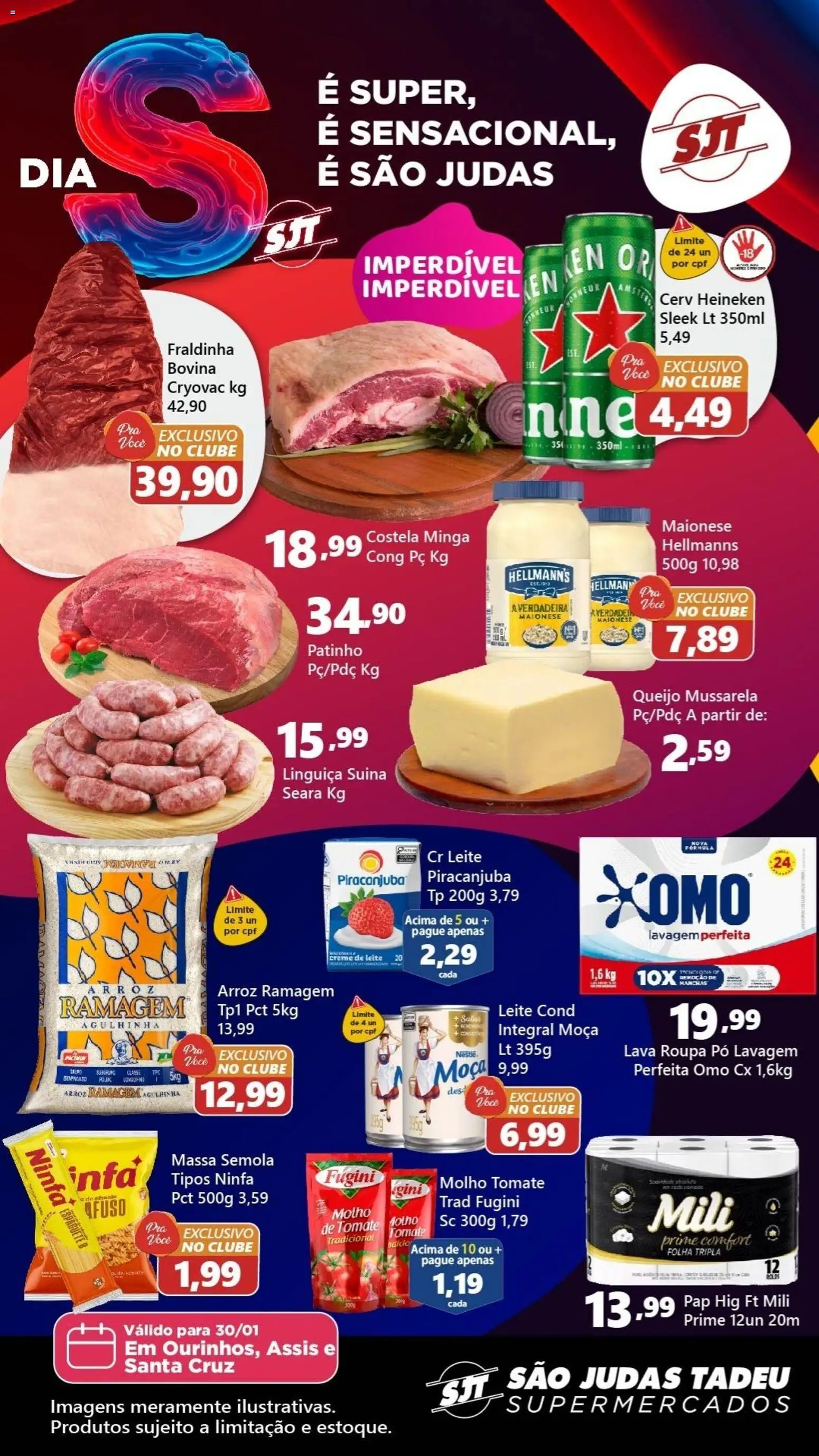 Pré-Visualização do folheto "Ofertas da semana" da loja São Judas Tadeu válido a partir de 30/01/2026