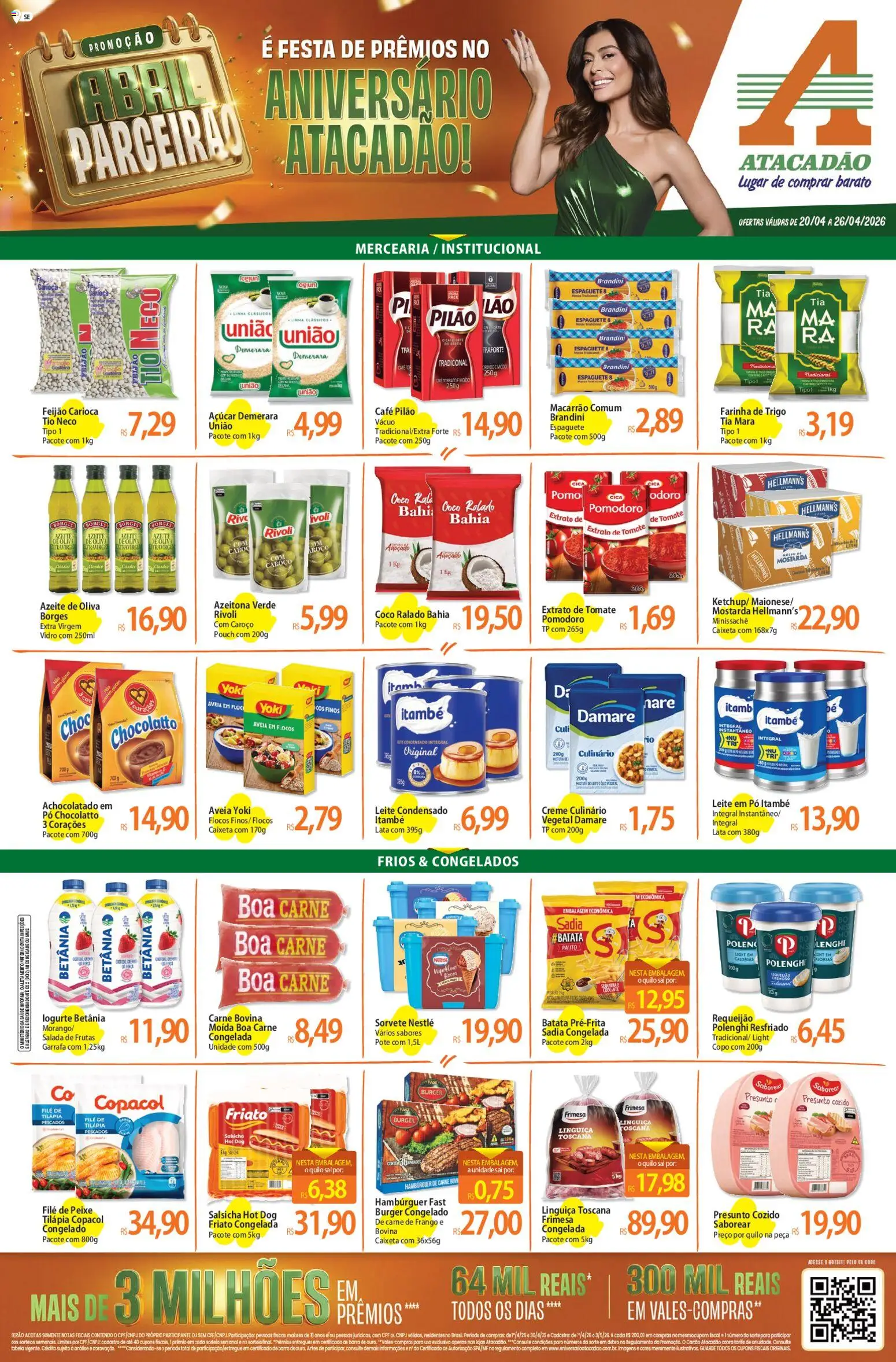 Pré-Visualização do folheto "Atacadão - Ofertas da semana" da loja Atacadão válido a partir de 20/04/2026
