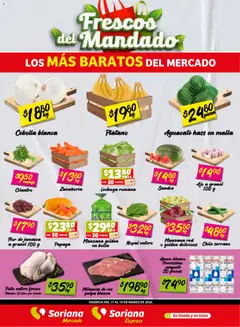 Vista previa las ofertas de la tienda Soriana - Soriana Frescos del Mandado Mercado: Nuevo León desde el 17/03/2026 