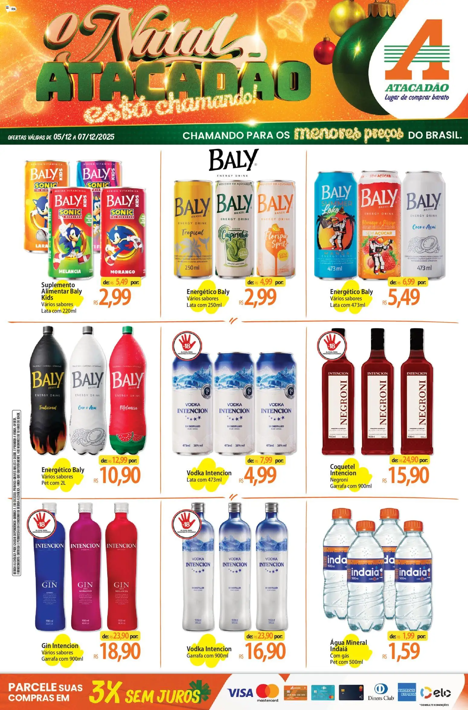 Pré-Visualização do folheto "Ofertas - RN" da loja Atacadão válido a partir de 05/12/2025