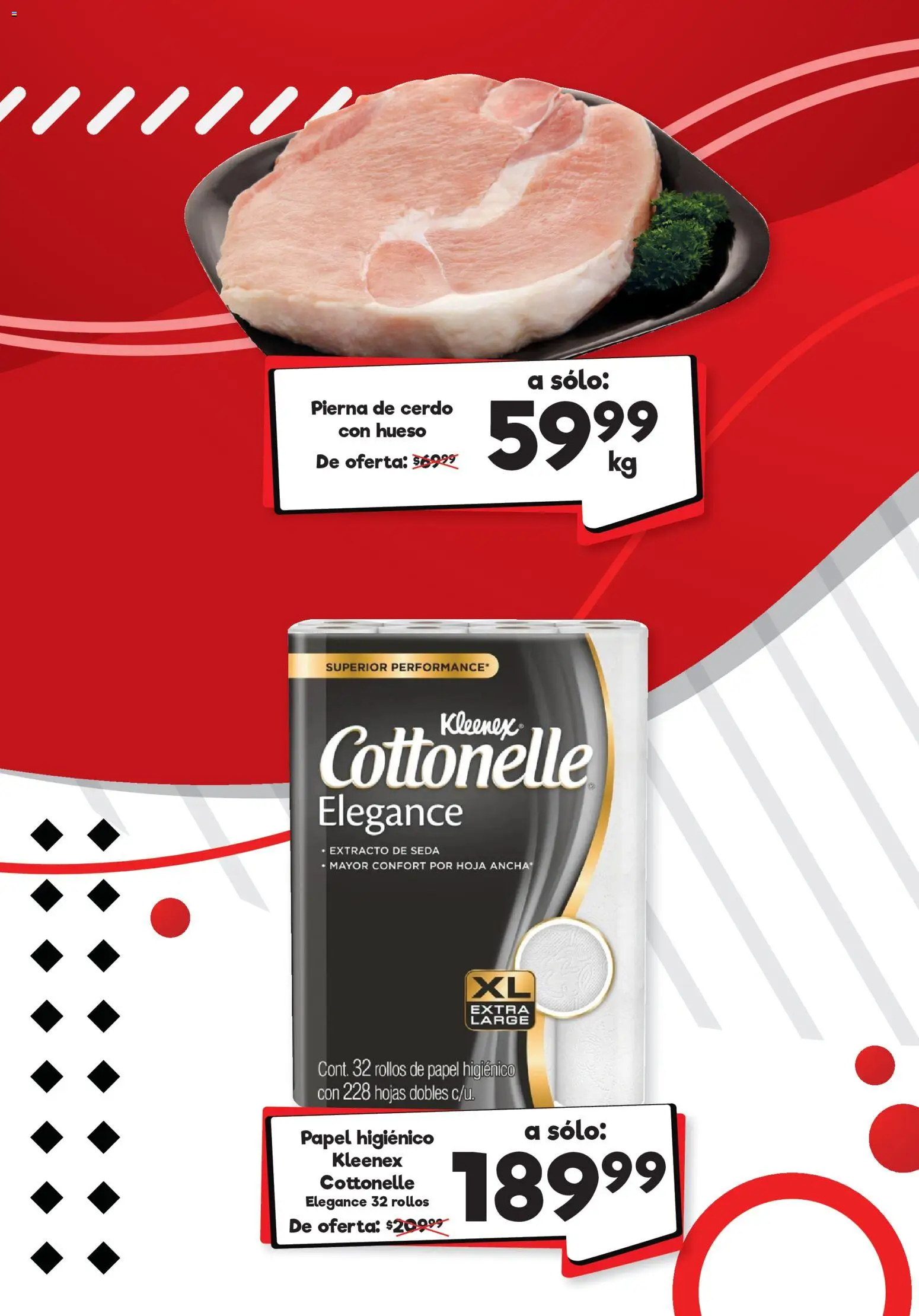 Vista previa las ofertas de la tienda S-Mart - Folleto Ofertas de Feria Chihuahua desde el 13/11/2025 - Papel higiénico, Cerdo, Pierna de cerdo