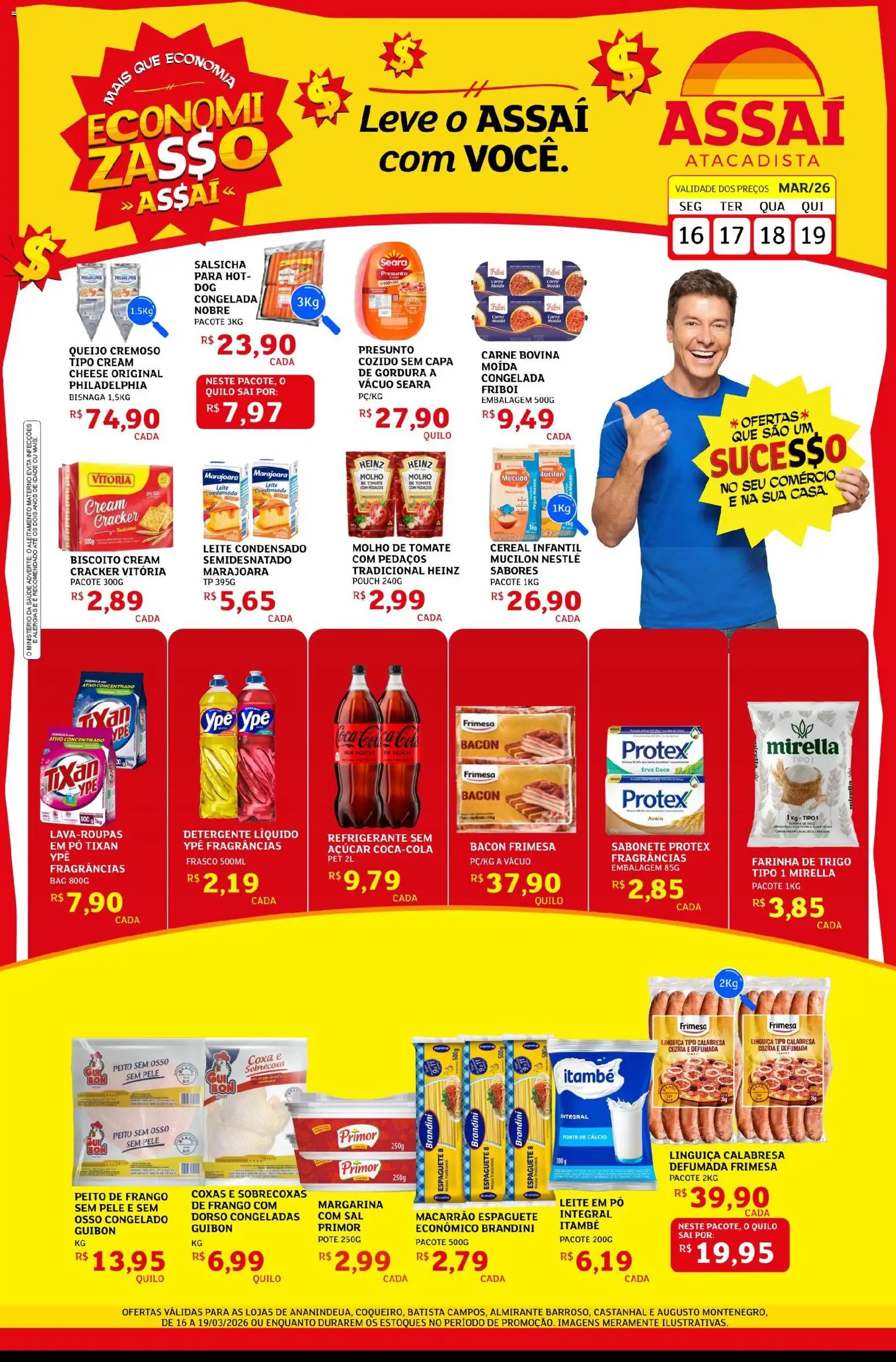 Pré-Visualização do folheto "Assaí Atacadista ofertas - PA" da loja Assaí Atacadista válido a partir de 16/03/2026