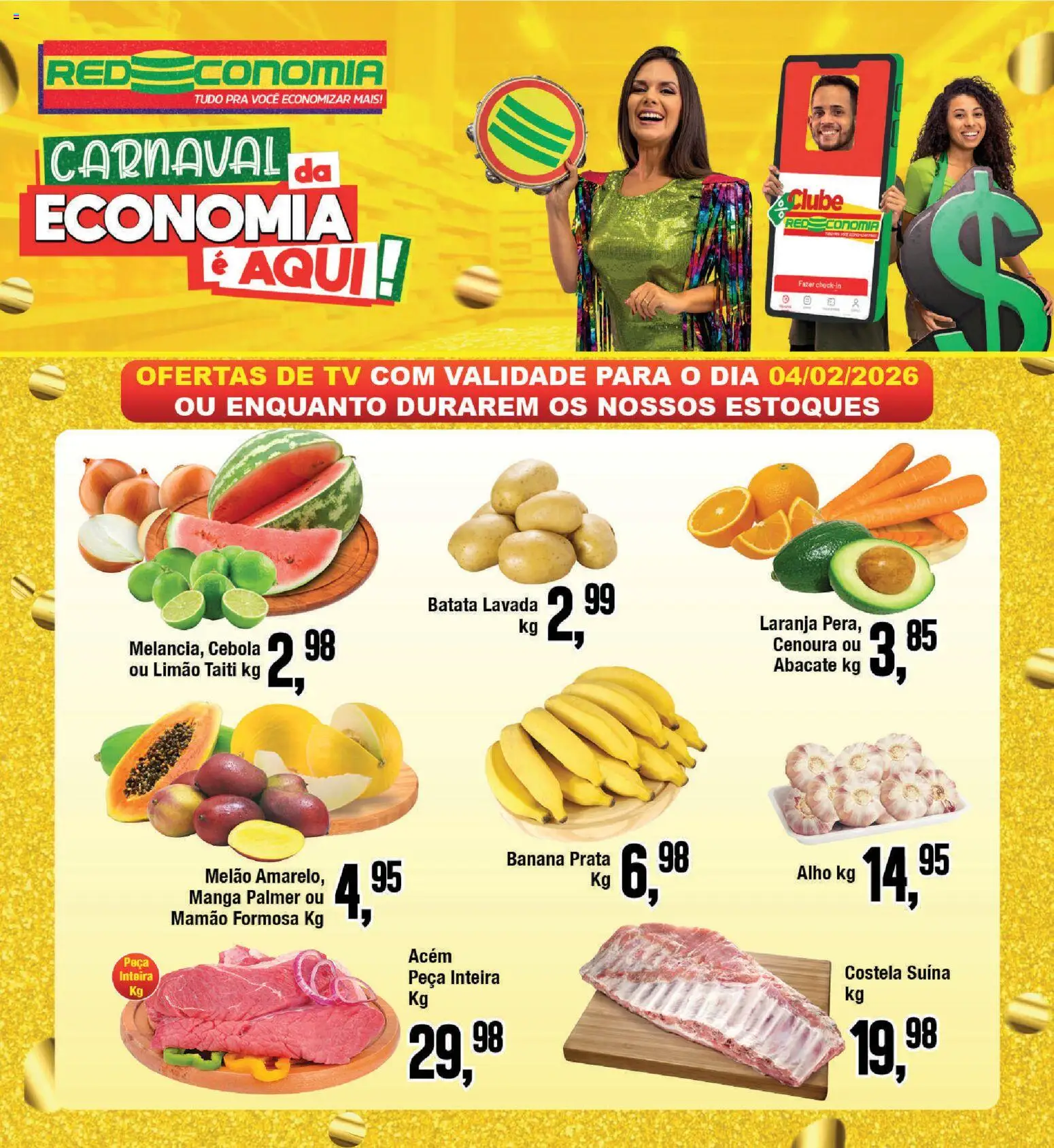 Pré-Visualização do folheto "Encarte" da loja RedEconomia válido a partir de 03/02/2026