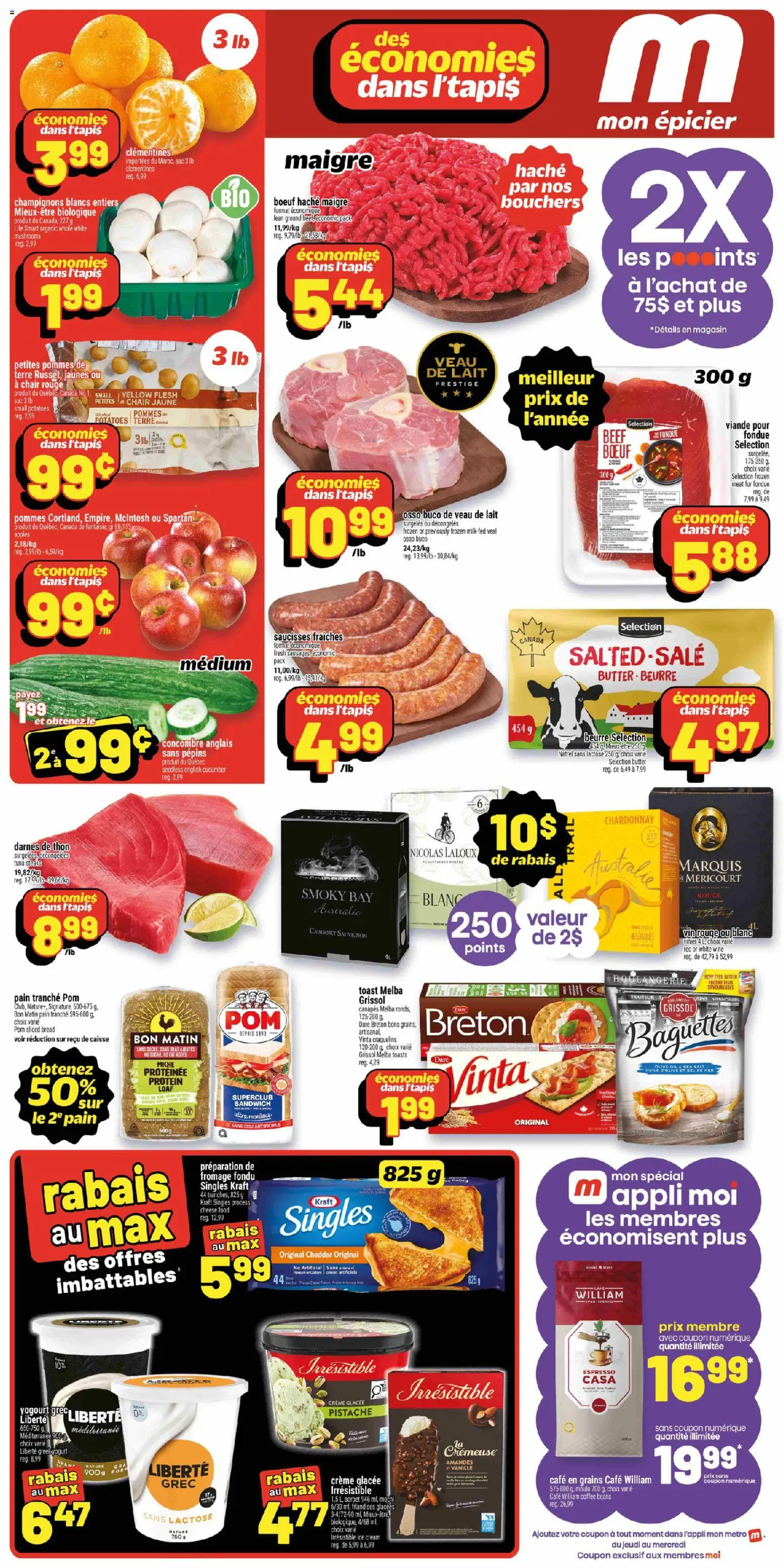 Preview of leaflet Metro circulaire - Windsor from shop Metro is valid from Mar 26, 2026